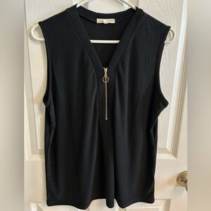 Joie de Vivre Black Women's Tank Top